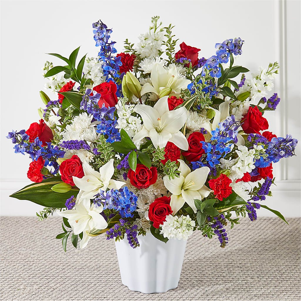 Consoled Floor Basket – CONNY'S FLOWER SHOP INC, Ashland MA